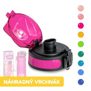 Klarstein Náhradné viečko Wakaba pre fľaše na vodu s objemom 350/400/500 ml | Plastové hrdlo | Bez BPA