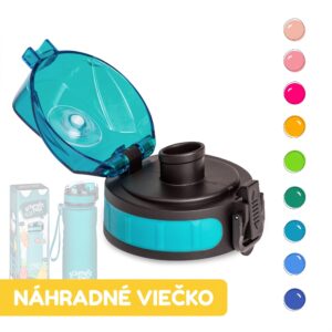 Klarstein Náhradné viečko Wakaba pre fľaše na vodu s objemom 350/400/500 ml | Plastové hrdlo | Bez BPA