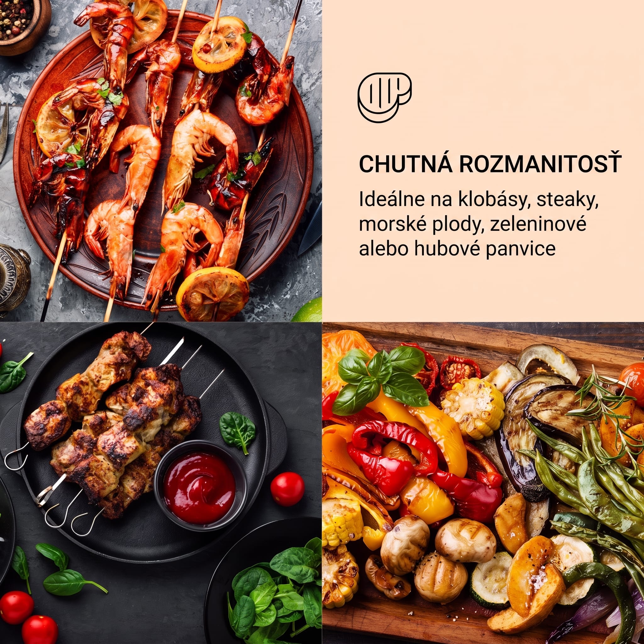 Klarstein Grillmeile 4400, elektrický gril, 2 x 2200 W, grilovacia platňa z nehrdzavejúcej ocele – Obrázok 4