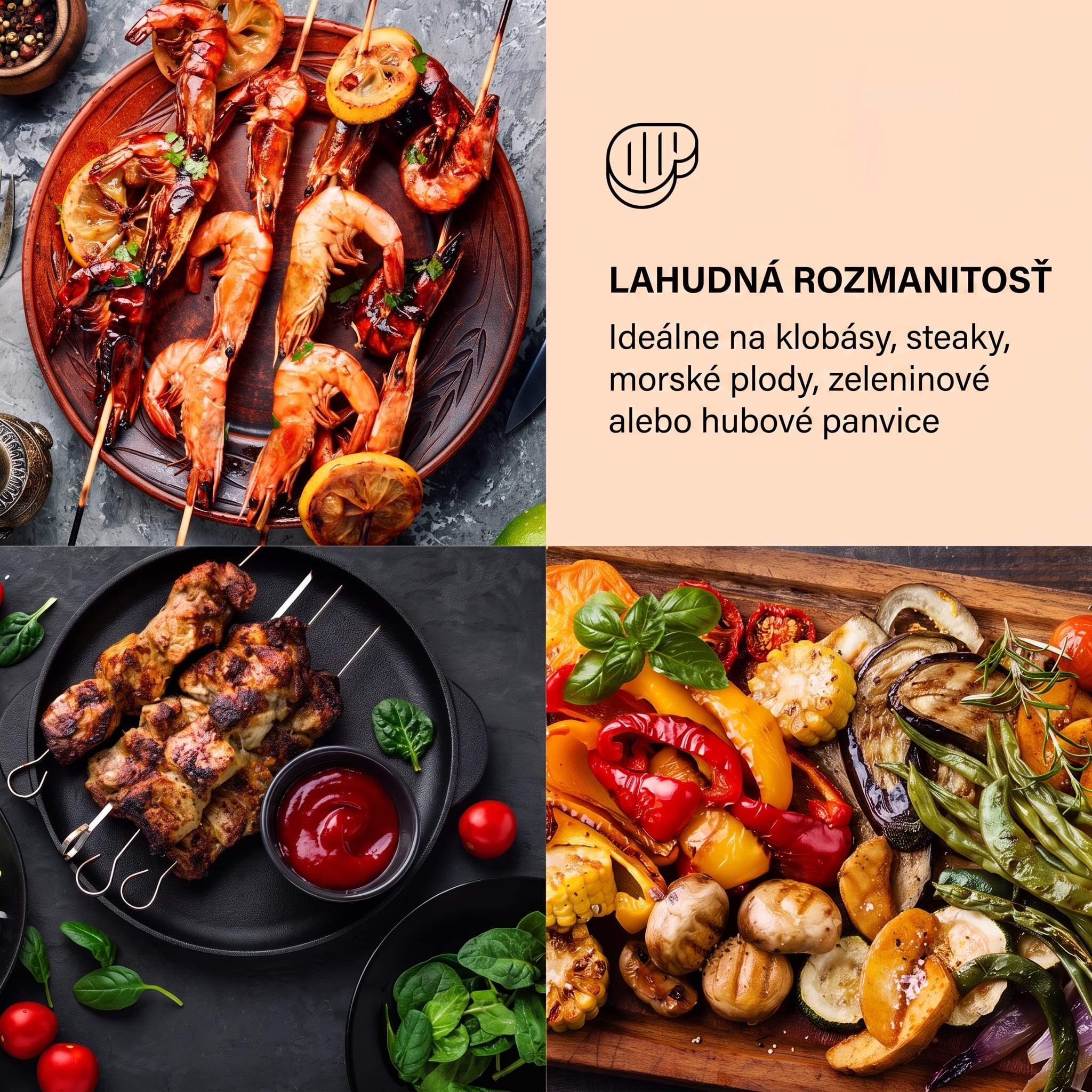 Klarstein Grillmeile 4400, elektrický gril, 2 x 2200 W, grilovacia platňa z nehrdzavejúcej ocele – Obrázok 4