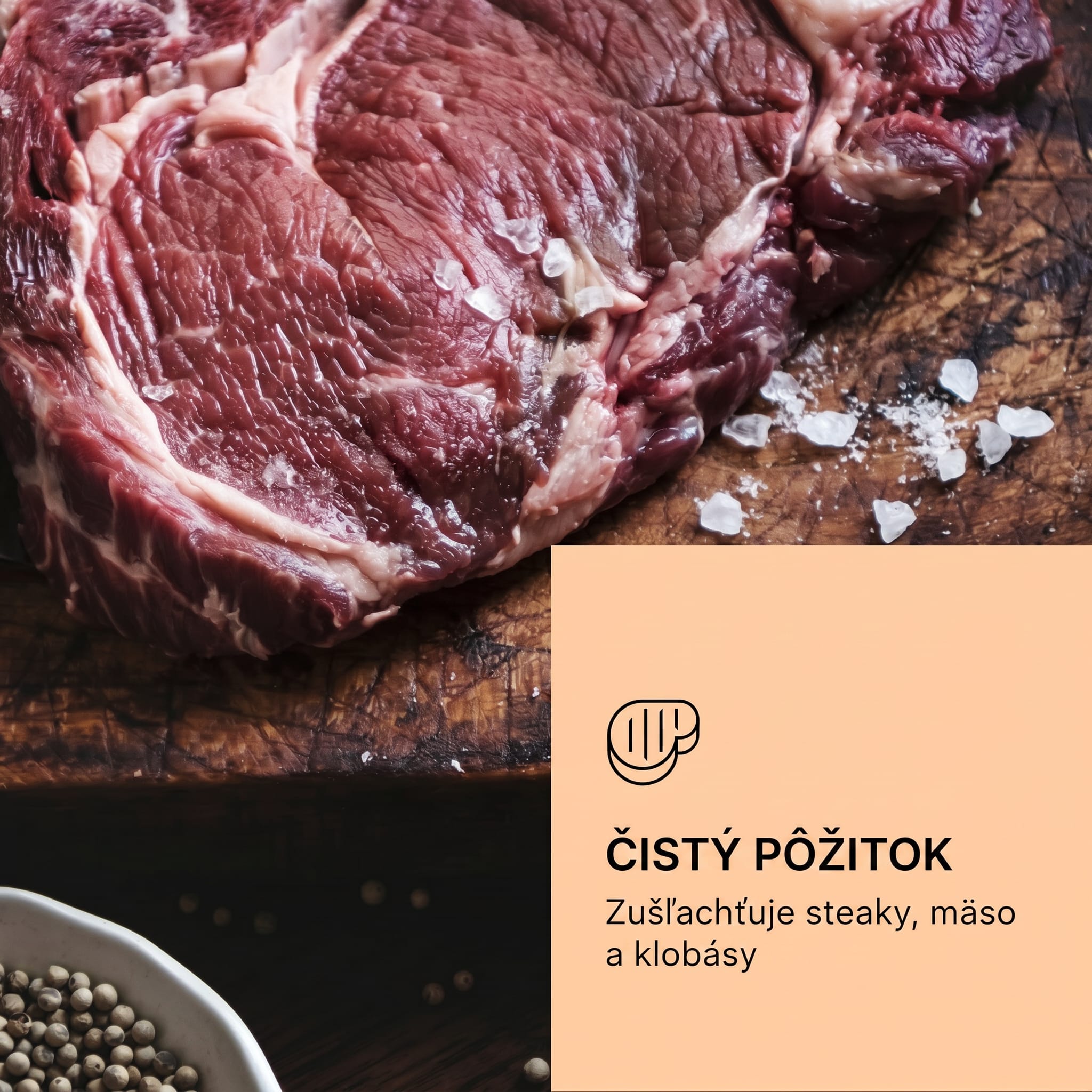 Klarstein Steakhouse Pro 233 Onyx, chladnička na zrenie mäsa, 1 zóna, 233 l, 1-25°C, dotykový displej, panoramatické okno – Obrázok 3