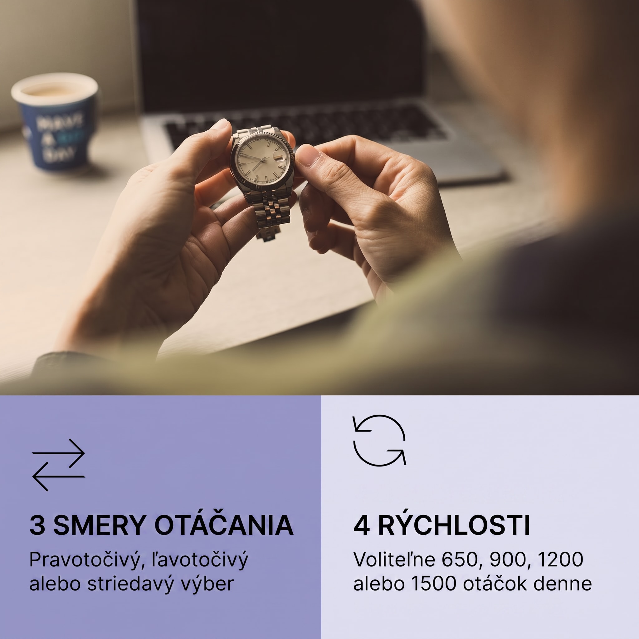 Klarstein Sindelfingen, naťahovač na hodinky, chod vľavo-vpravo, 1 hodinky – Obrázok 3