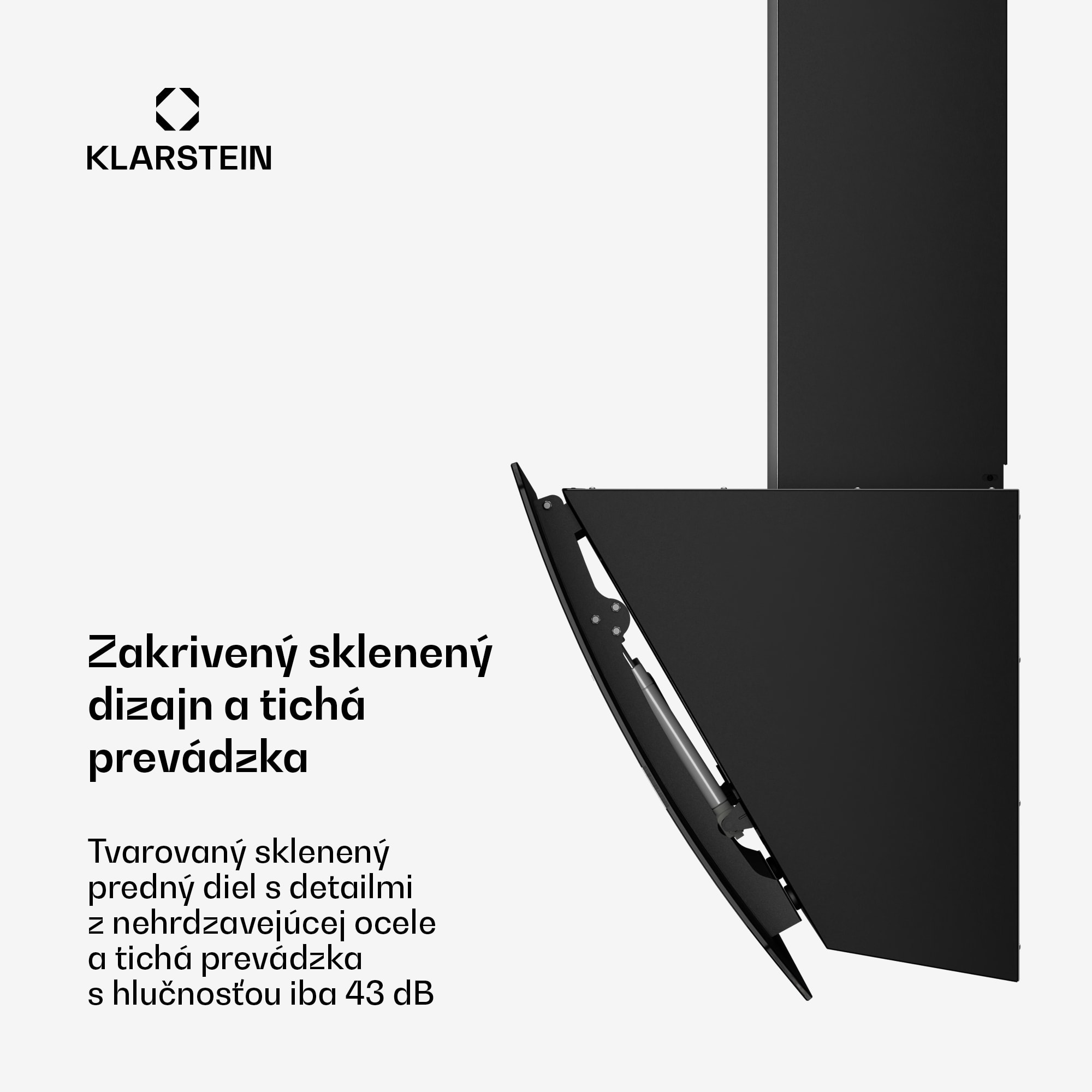 Klarstein Clara 60, digestor, 591 m³/h, dotykový displej, ambientné podsvietenie – Obrázok 5