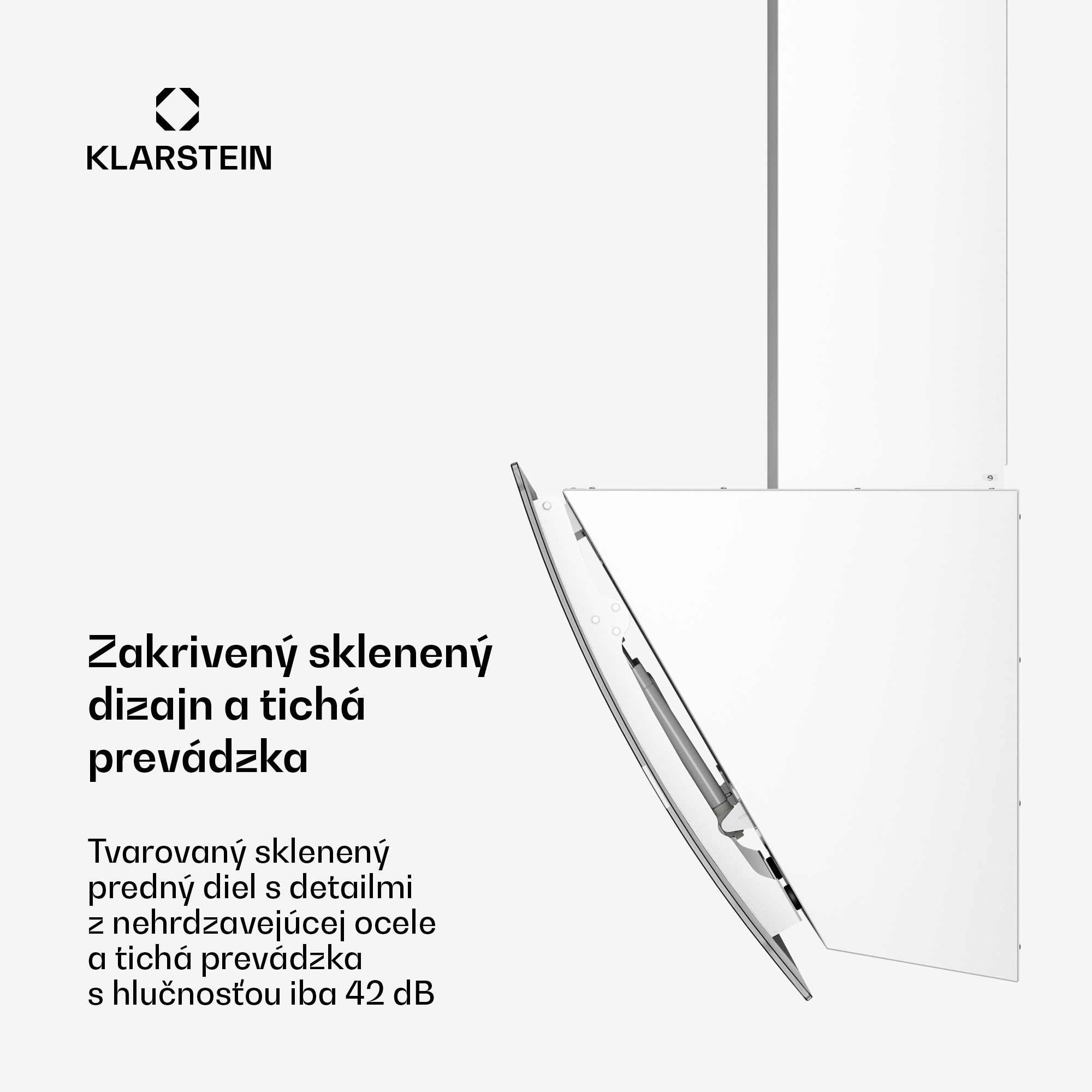 Klarstein Clara 90, digestor, 590 m³/h, dotykový displej, ambientné podsvietenie – Obrázok 5