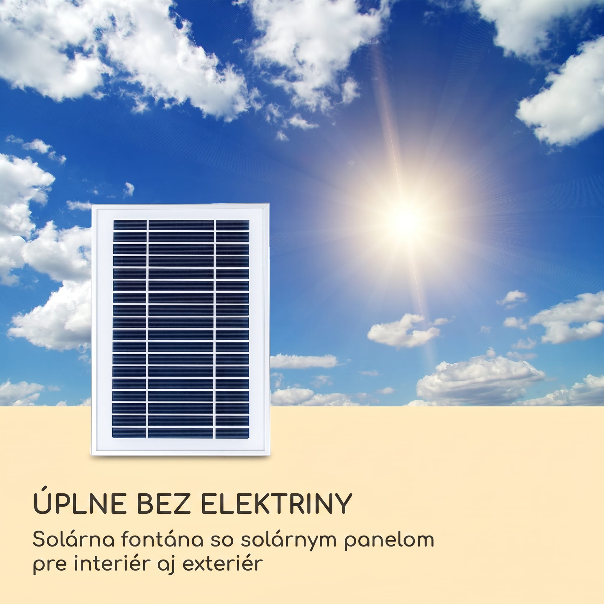 Blumfeldt Stonehenge XL, solárna fontána, LED osvetlenie, polyresin, lítium-iónová batéria – Obrázok 2