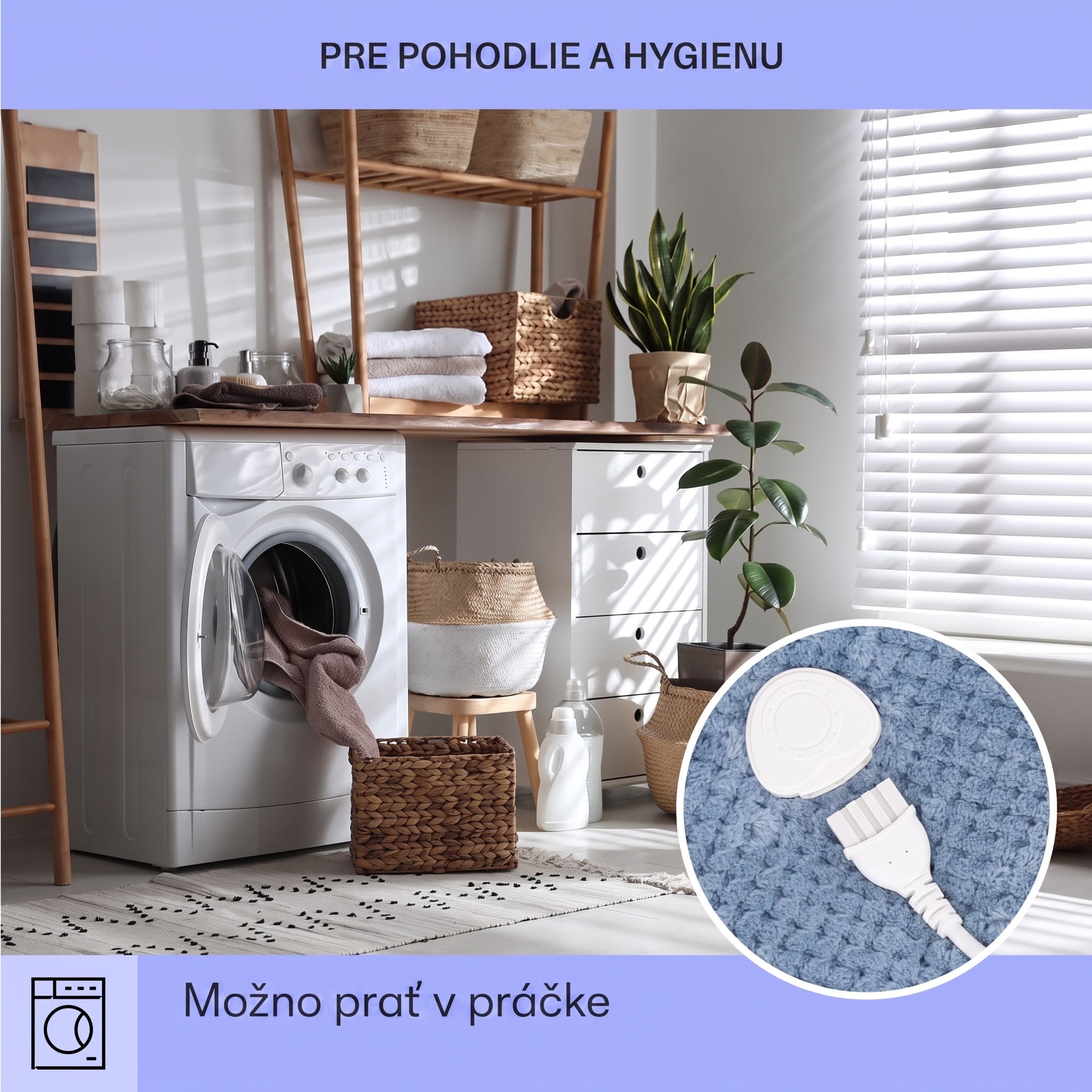 Klarstein DR Watson Deluxe XL, elektrická deka, 160 W, 9 úrovní ohrevu, 180 x 130 cm – Obrázok 5