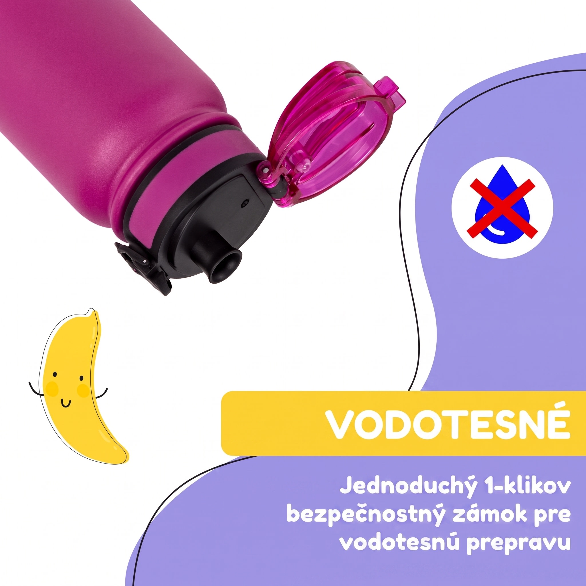 Klarstein schmatzfatz detská izolovaná fľaša na pitie 550 ml nerezová oceľ | ABS | BPA-free – Obrázok 3