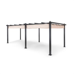 blumfeldt Pantheon pergola | 3 x 6 m | odolná voči poveternostným vplyvom | UV ochrana | celoročné použitie