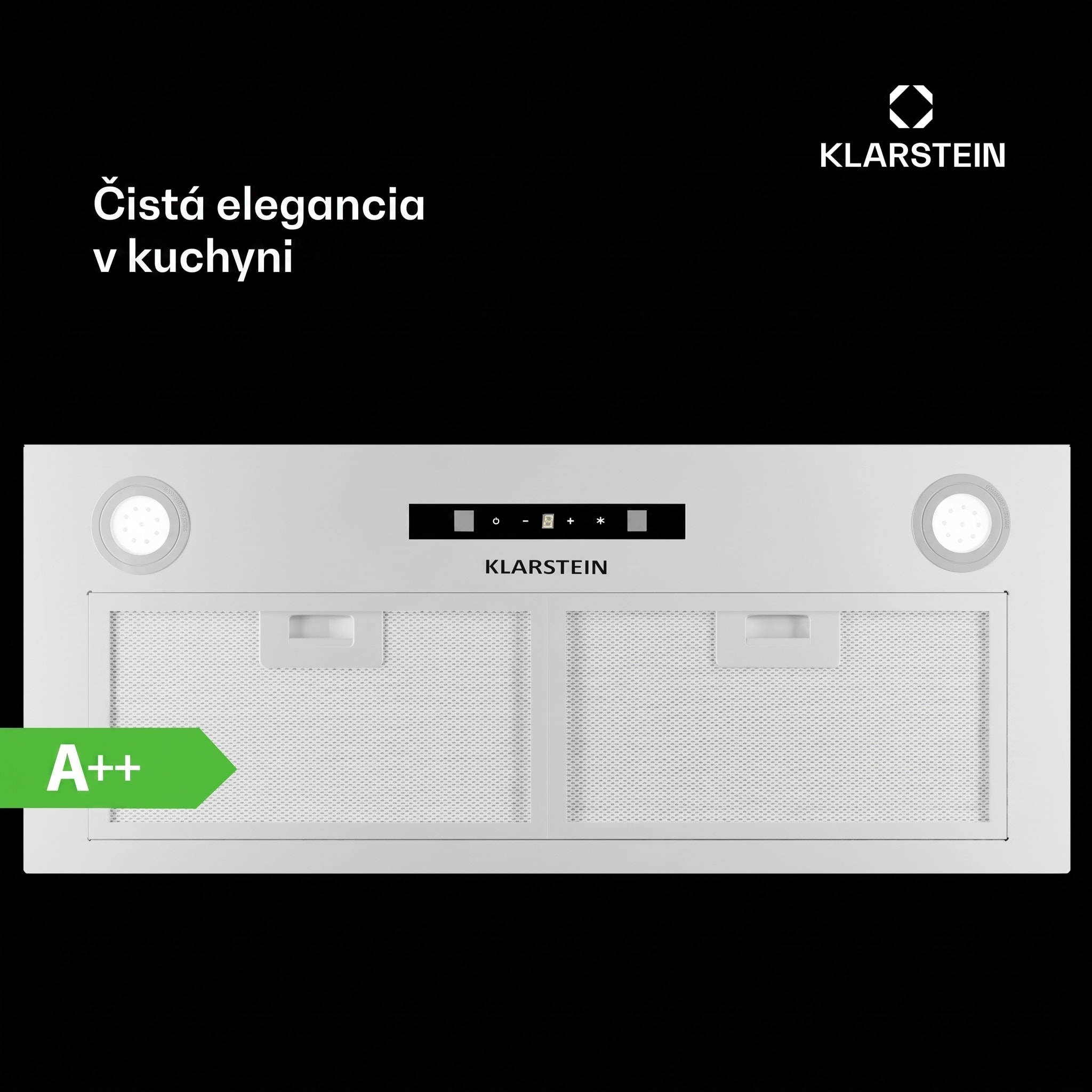 Klarstein Paolo 72 vstavaný Digestor 72 cm 520 m³/h LED Touch A++ – Obrázok 2