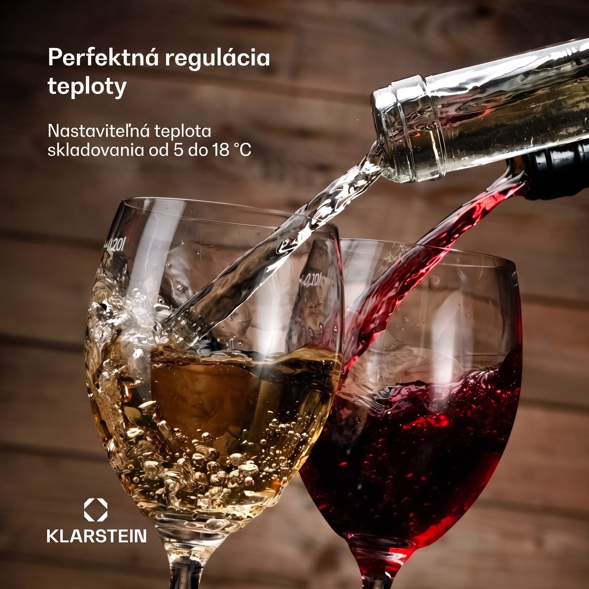 Klarstein Shiraz Premium Smart, Chladnička na víno, 12 Slim na 12 fliaš – Obrázok 3