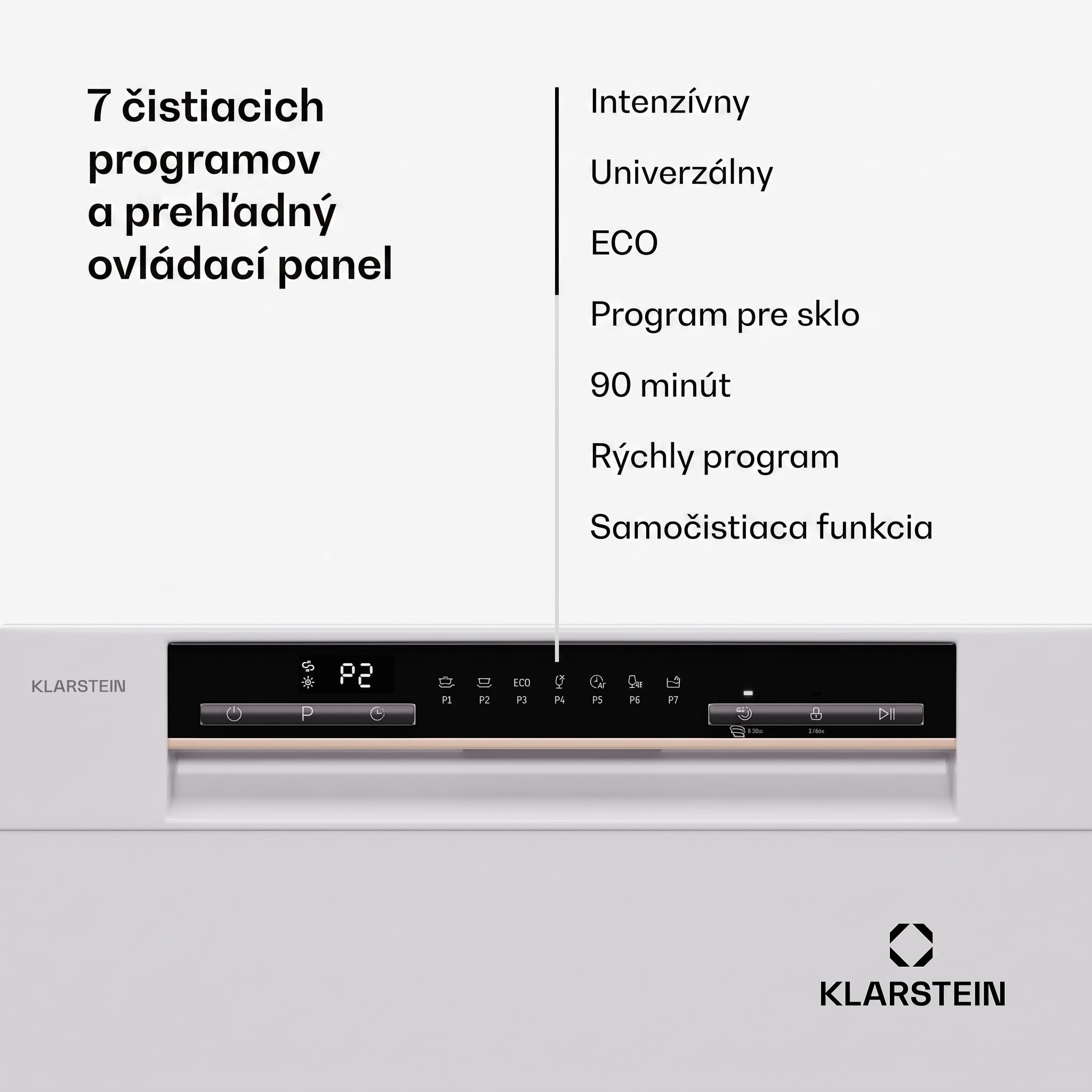 Klarstein Amazonia Eco 8, umývačka riadu – Obrázok 3