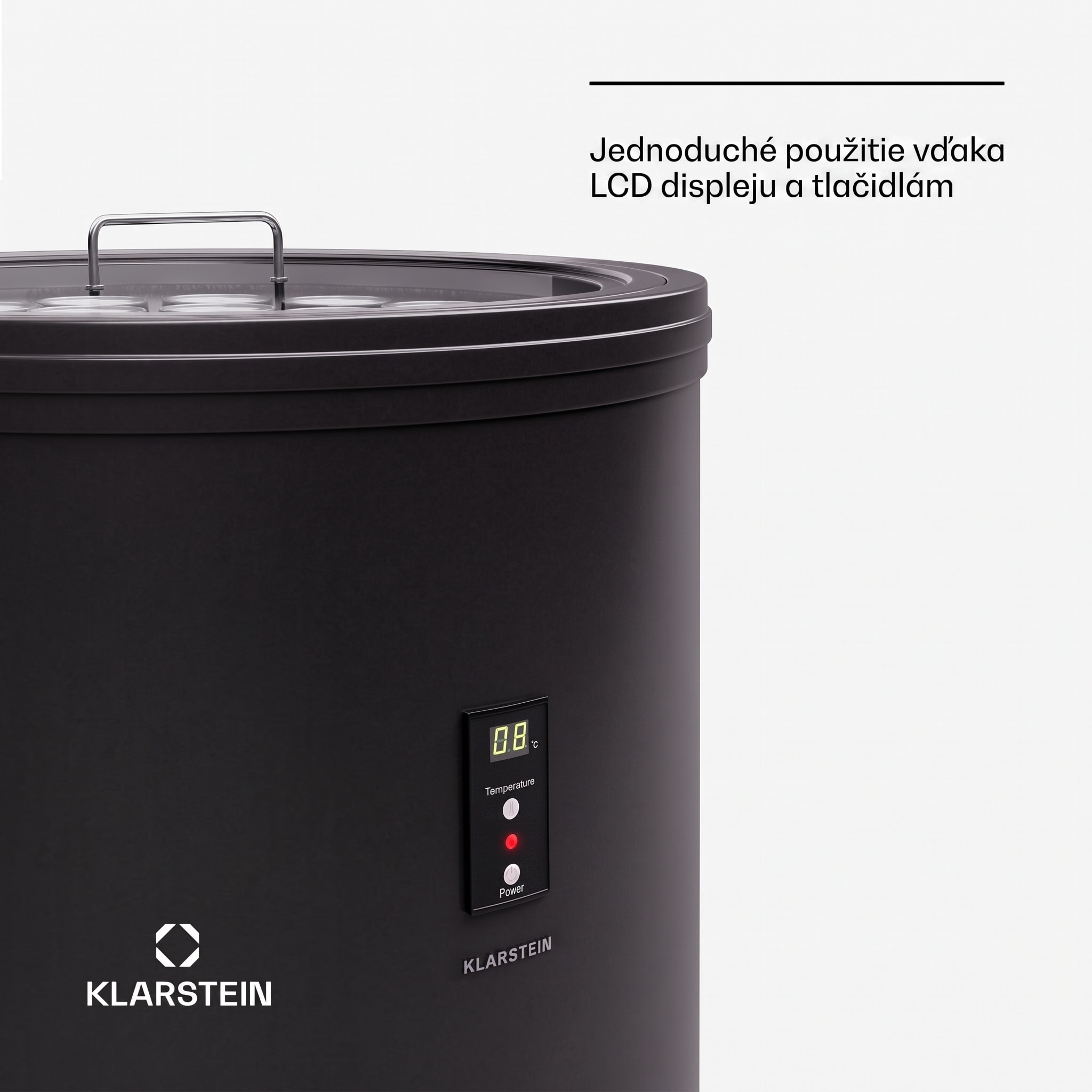 Klarstein Mr. Barbot 50, chladnička na nápoje, barová chladnička, 50 litrov, 0-16 °C, mobilná – Obrázok 5
