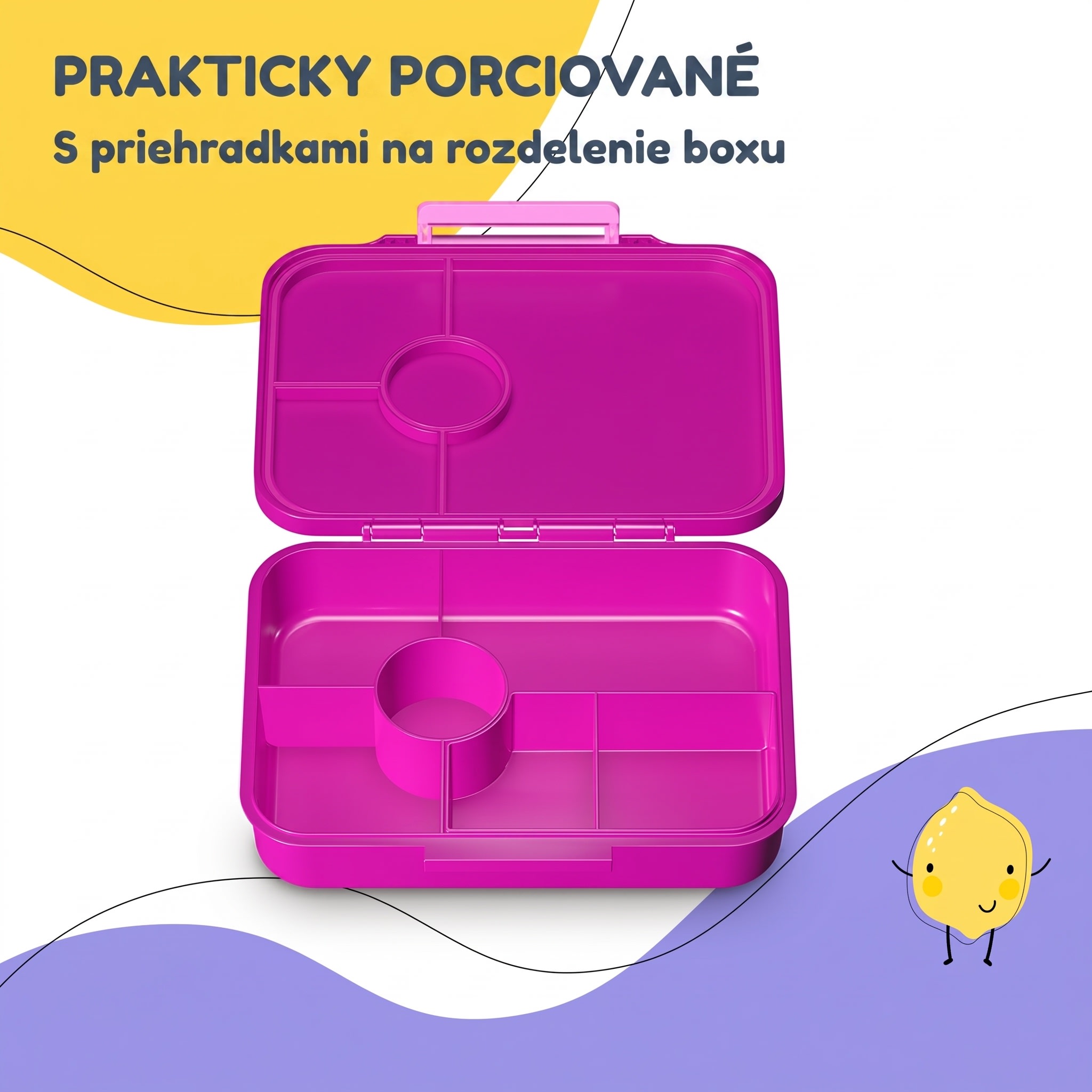 NA Schmatzfatz desiatový box so 6 priehradkami – Obrázok 4