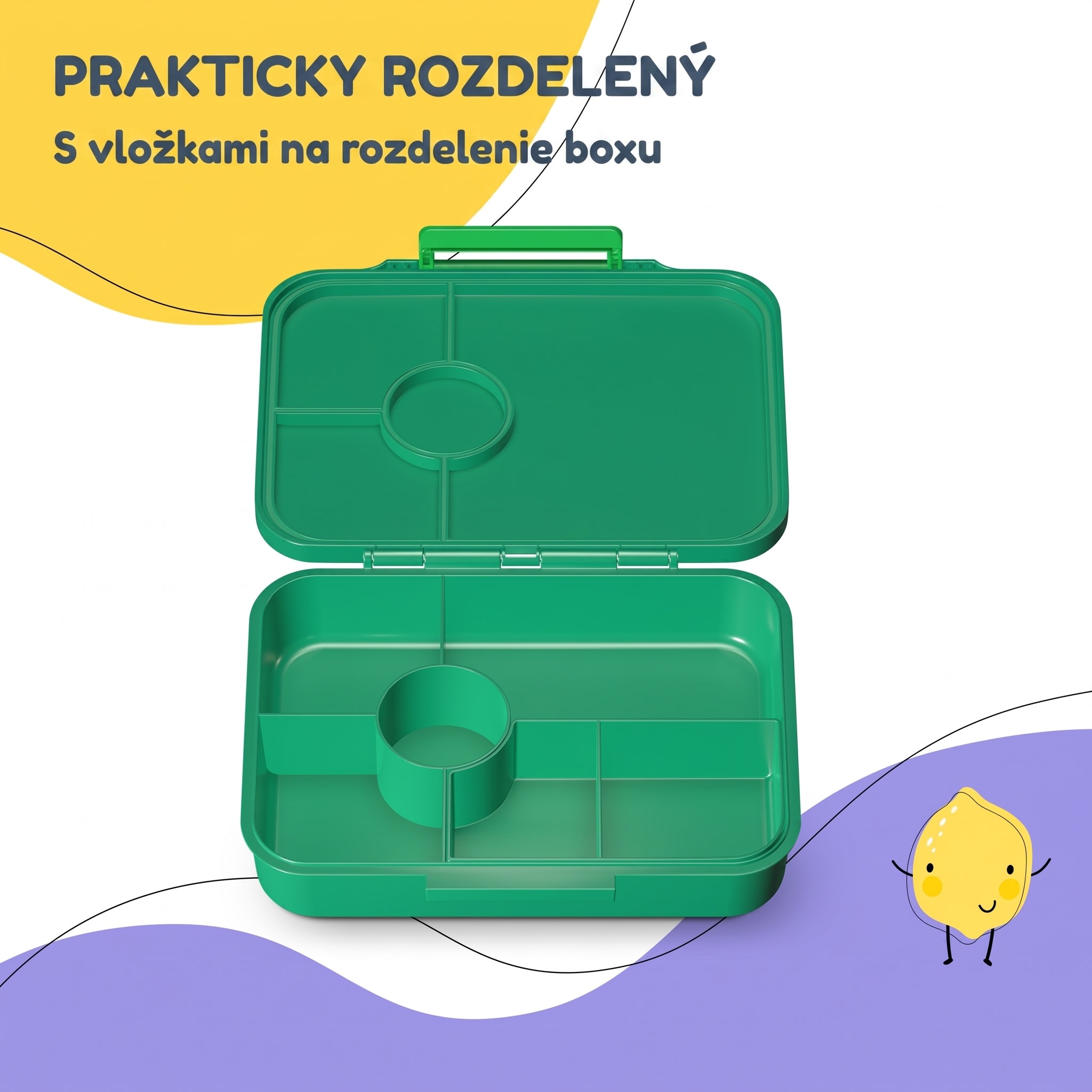 NA Schmatzfatz desiatový box so 6 priehradkami – Obrázok 4
