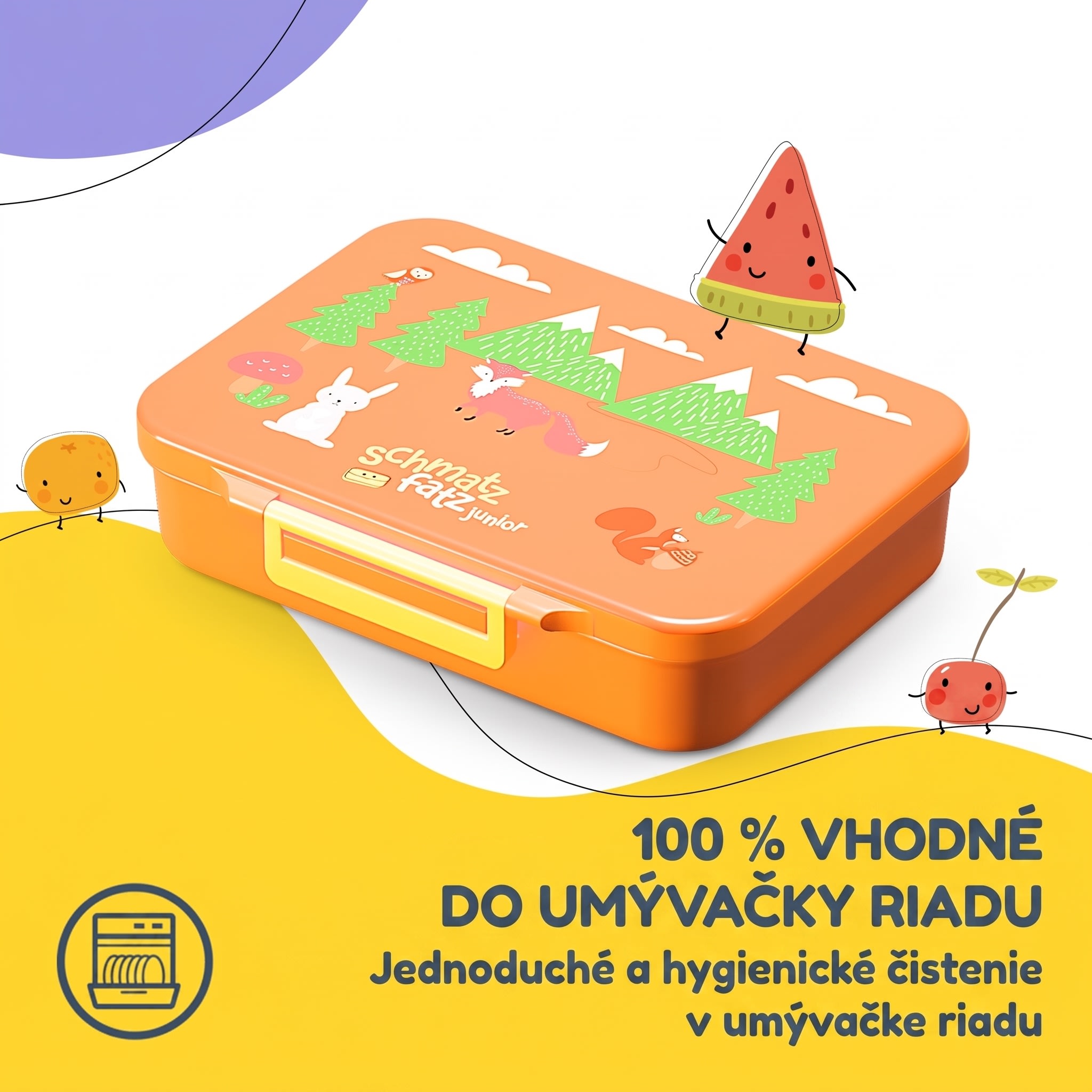 NA Schmatzfatz desiatový box so 6 priehradkami – Obrázok 5