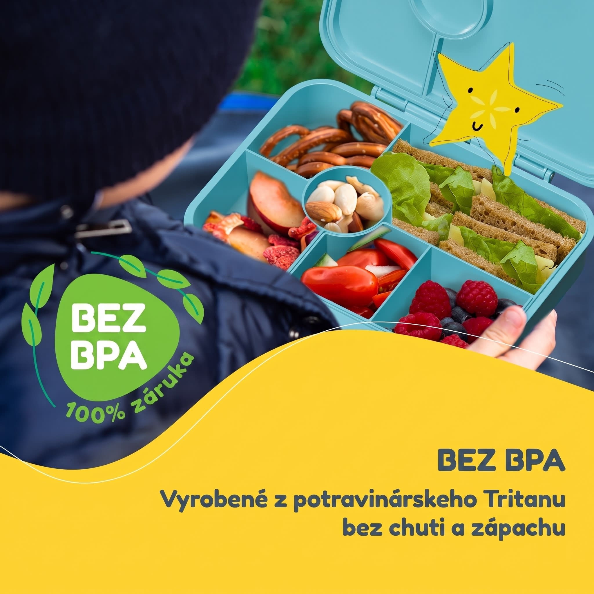 NA Schmatzfatz desiatový box so 6 priehradkami – Obrázok 2
