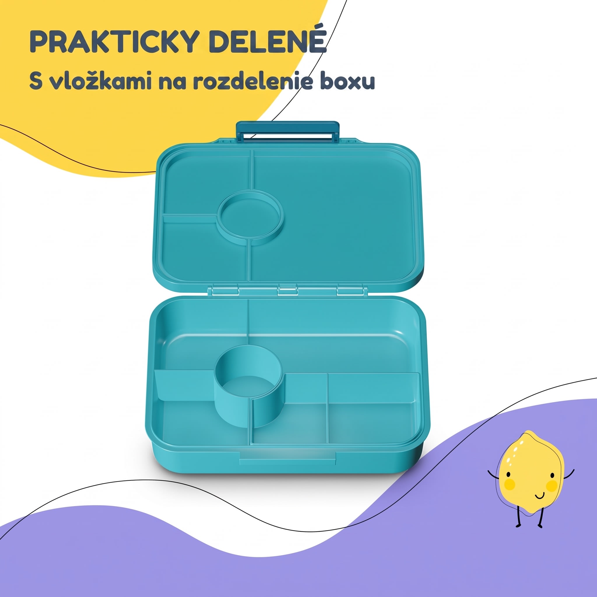 NA Schmatzfatz desiatový box so 6 priehradkami – Obrázok 4