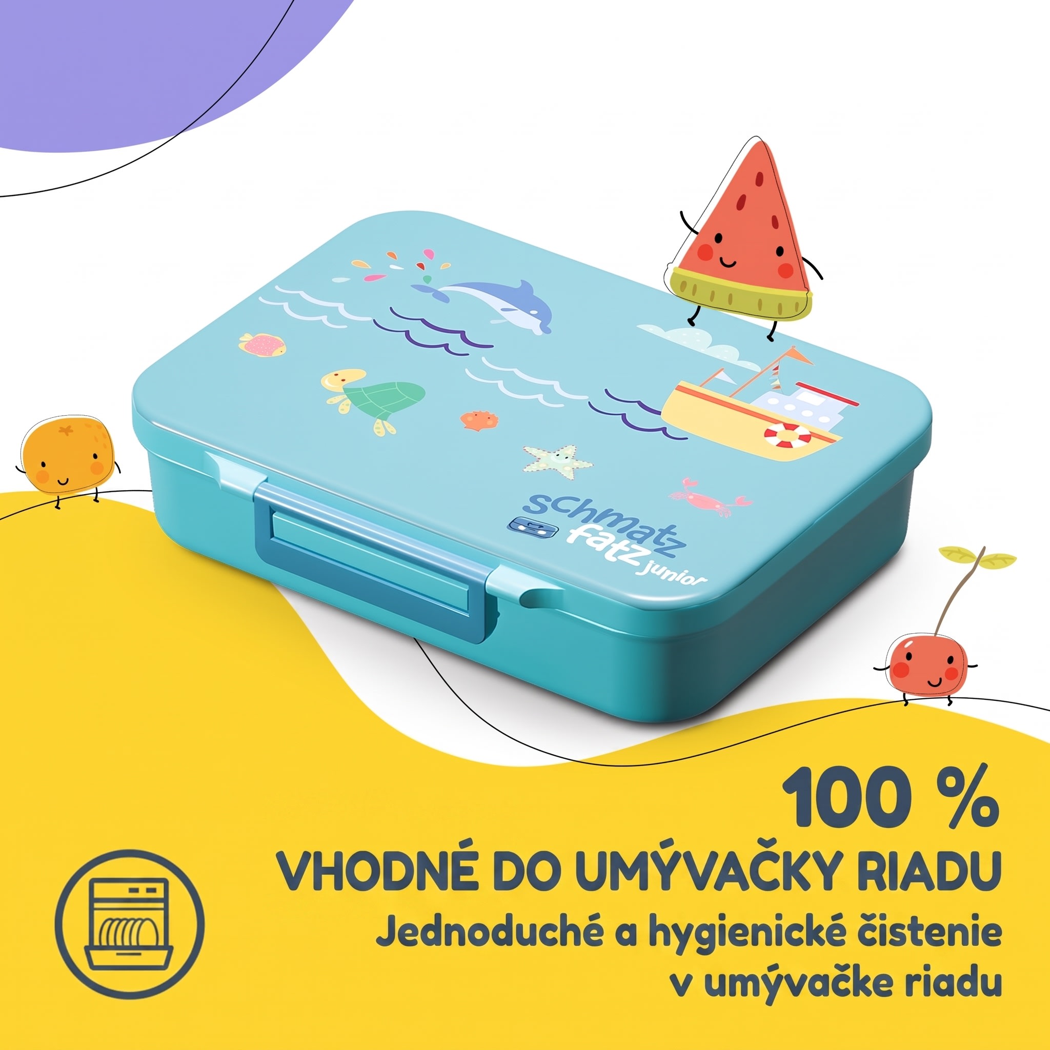 NA Schmatzfatz desiatový box so 6 priehradkami – Obrázok 5