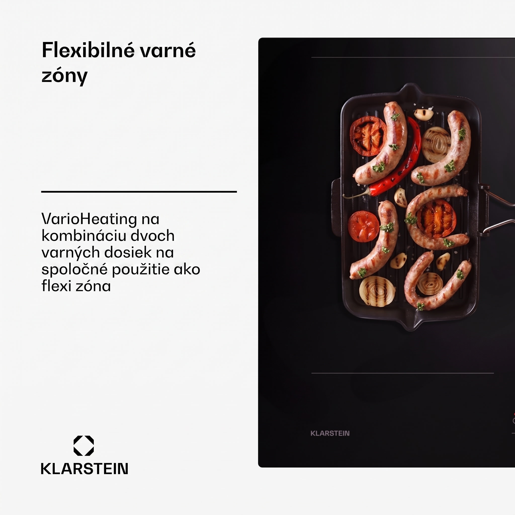 Klarstein AirJet 83, Down Air System, indukčný sporák + DownAir-digestor, 754 m³/h, A++ – Obrázok 3