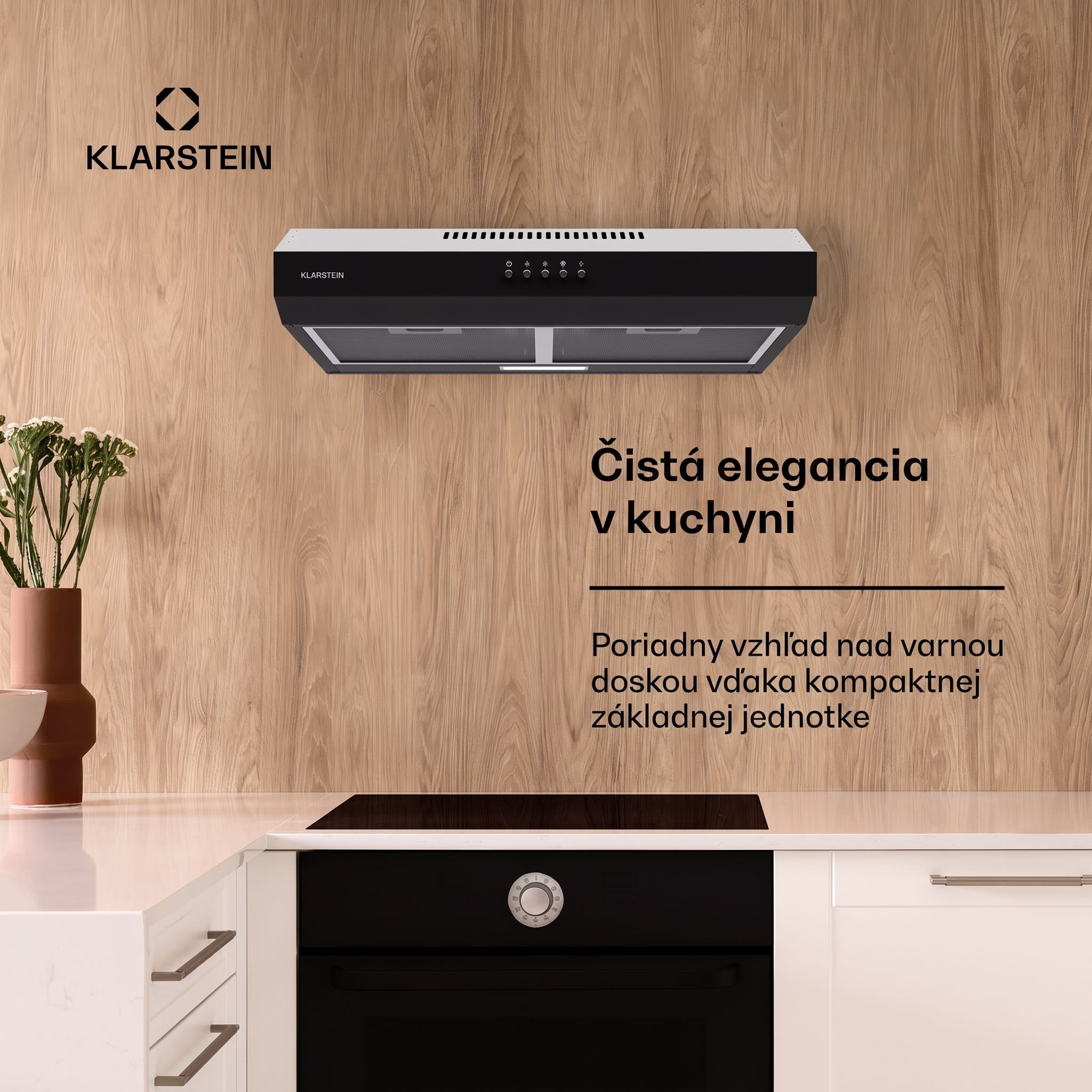Klarstein Contempo 60 podstavná digestorová kapucňa 60 cm 200 m³/h LED nerez akryl – Obrázok 2