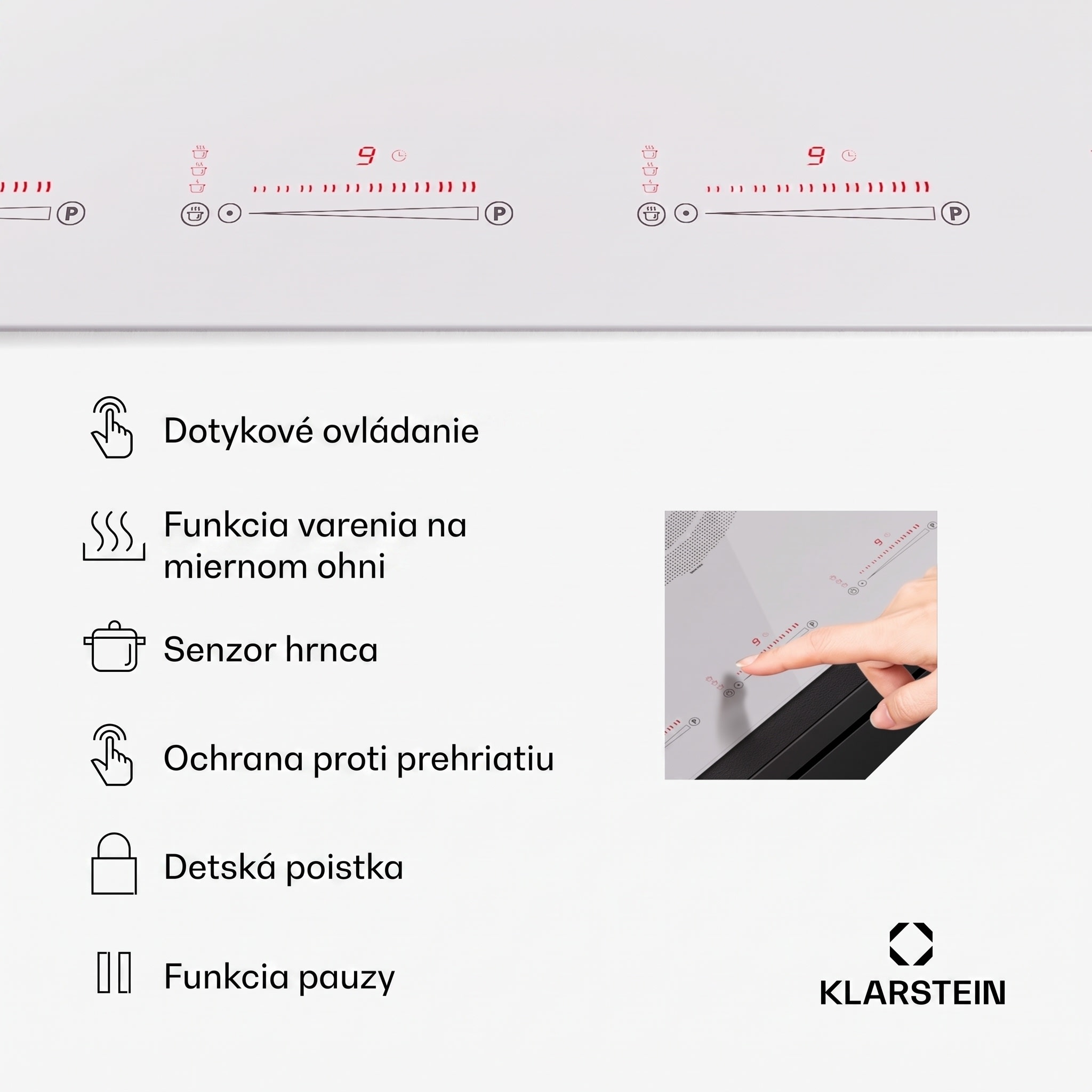 Klarstein Masterzone 90 Flex, indukčná varná doska, max. 12 600 W, vstavaná, 5 zón, 2 Flex zóny, technológia ThermoBoost, Smart Flex – Obrázok 5