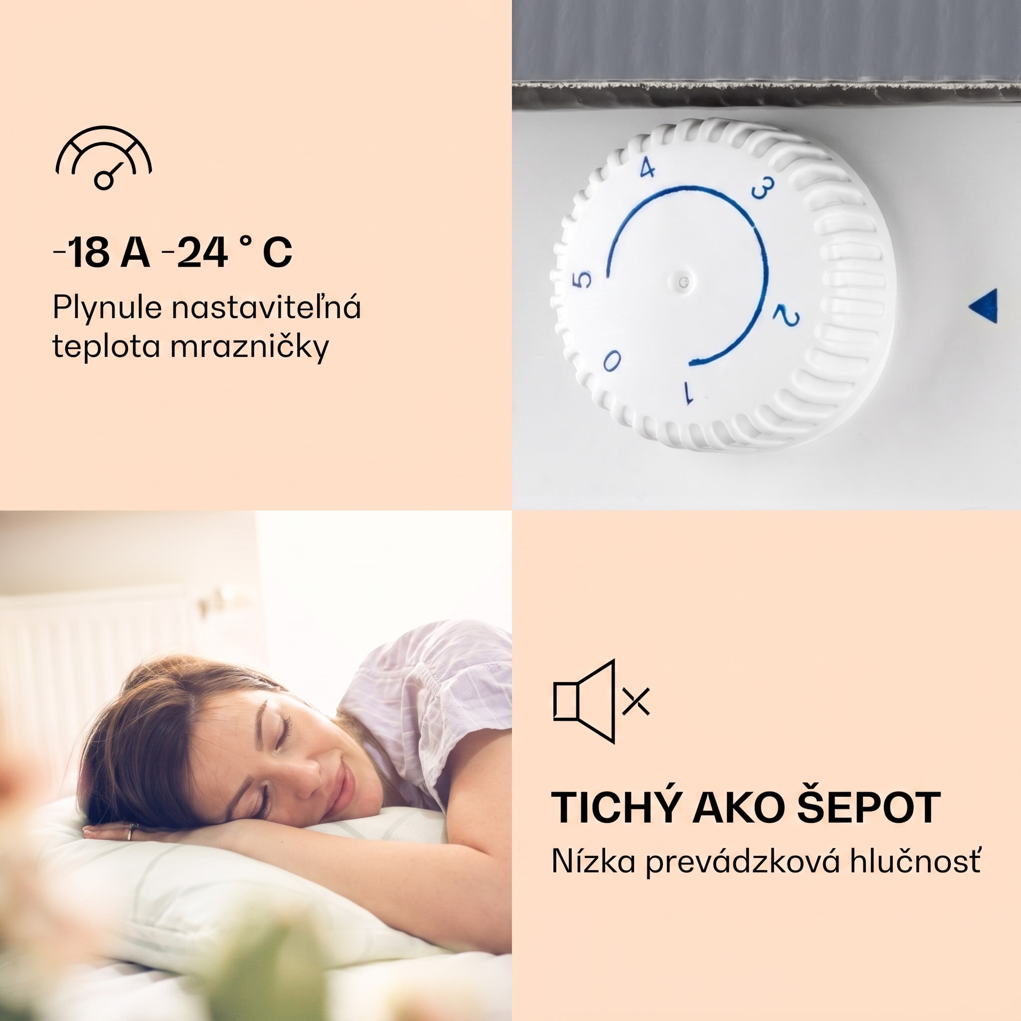 Klarstein Garfield, mraznička, mraziaci box, 35 l, 65 W, 4-hviezdičková, 2 úrovne – Obrázok 4
