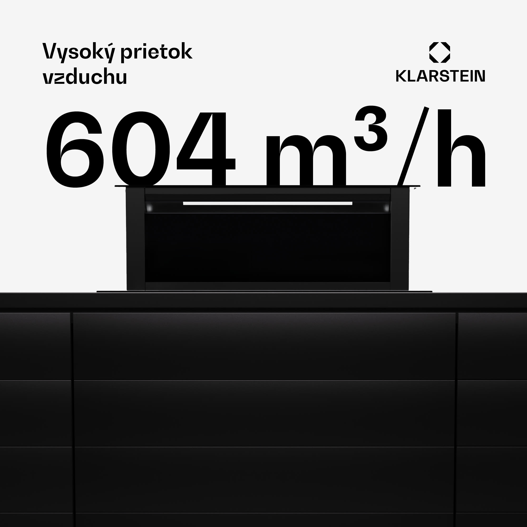 Klarstein Royal Flush Eco, digestor, 90 cm, 714 m³/h, A+ – Obrázok 2
