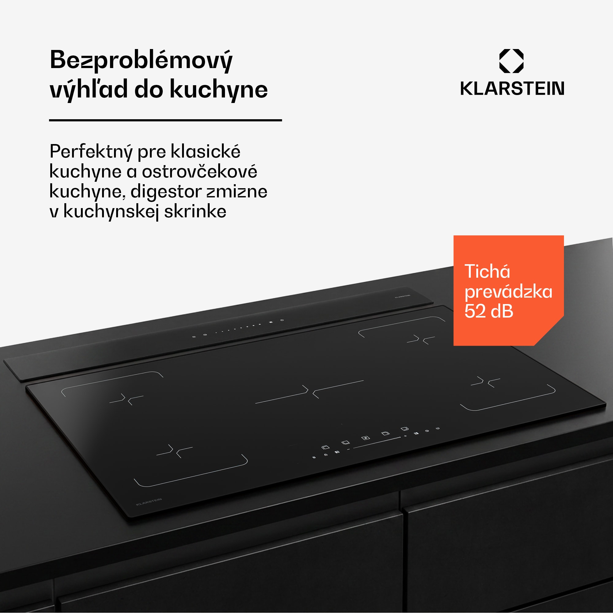 Klarstein Royal Flush Eco, digestor, 90 cm, 714 m³/h, A+ – Obrázok 4