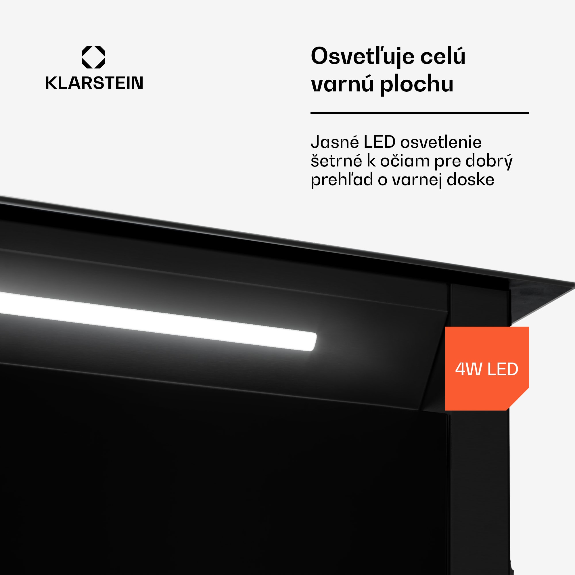 Klarstein Royal Flush Eco, digestor, 90 cm, 714 m³/h, A+ – Obrázok 5