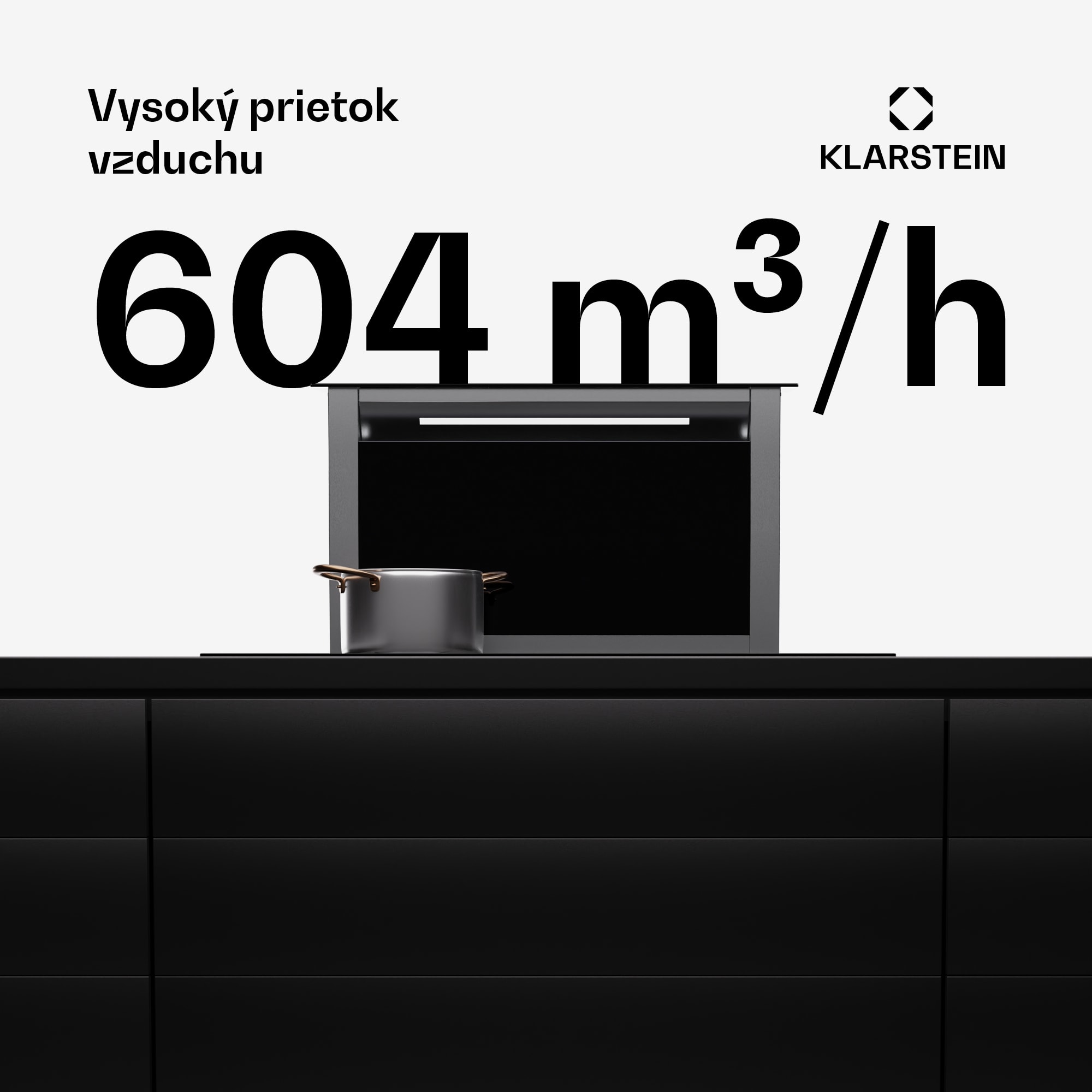 Klarstein Royal Flush Eco digestor 60 cm 604 m³/h A++ – Obrázok 2