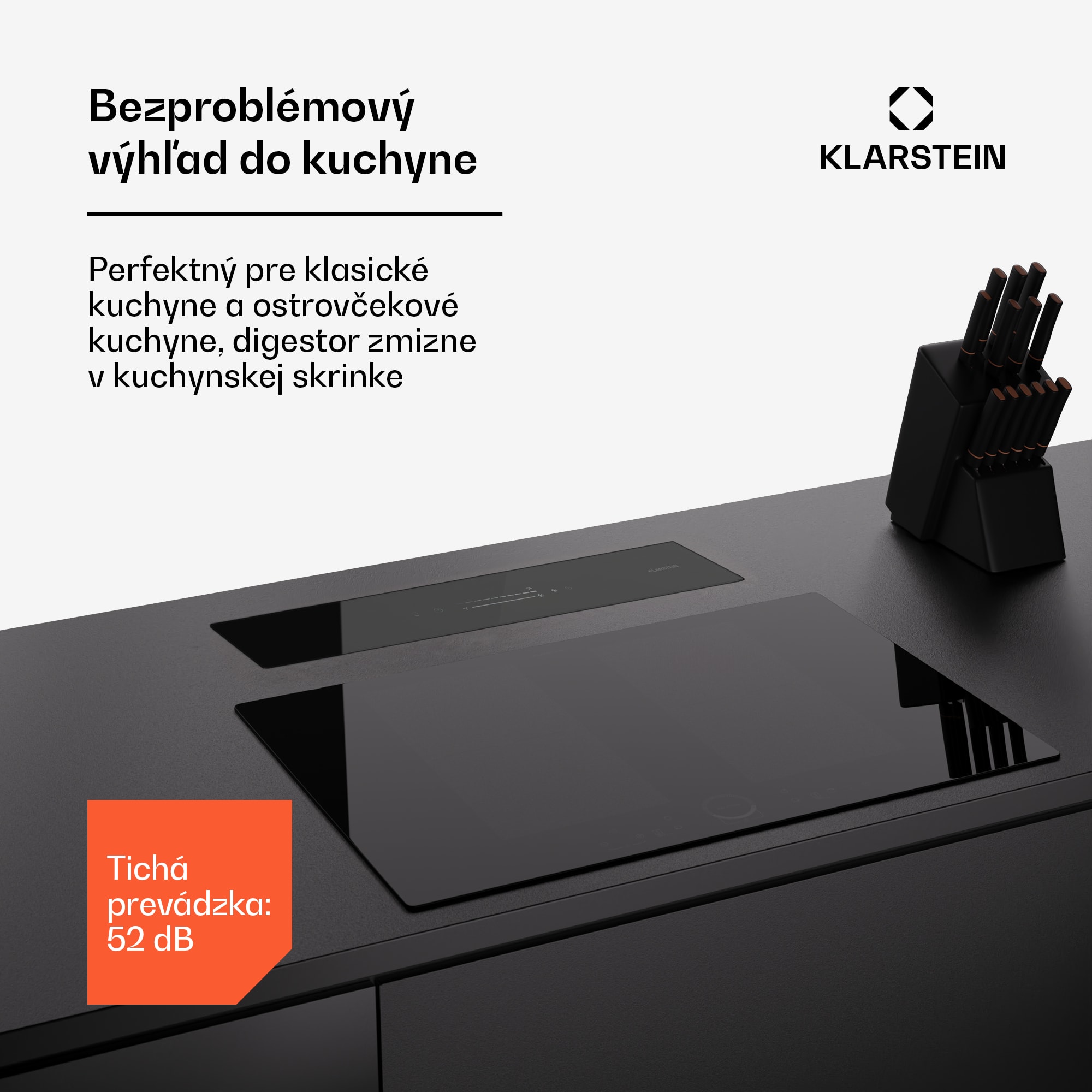 Klarstein Royal Flush Eco digestor 60 cm 604 m³/h A++ – Obrázok 4