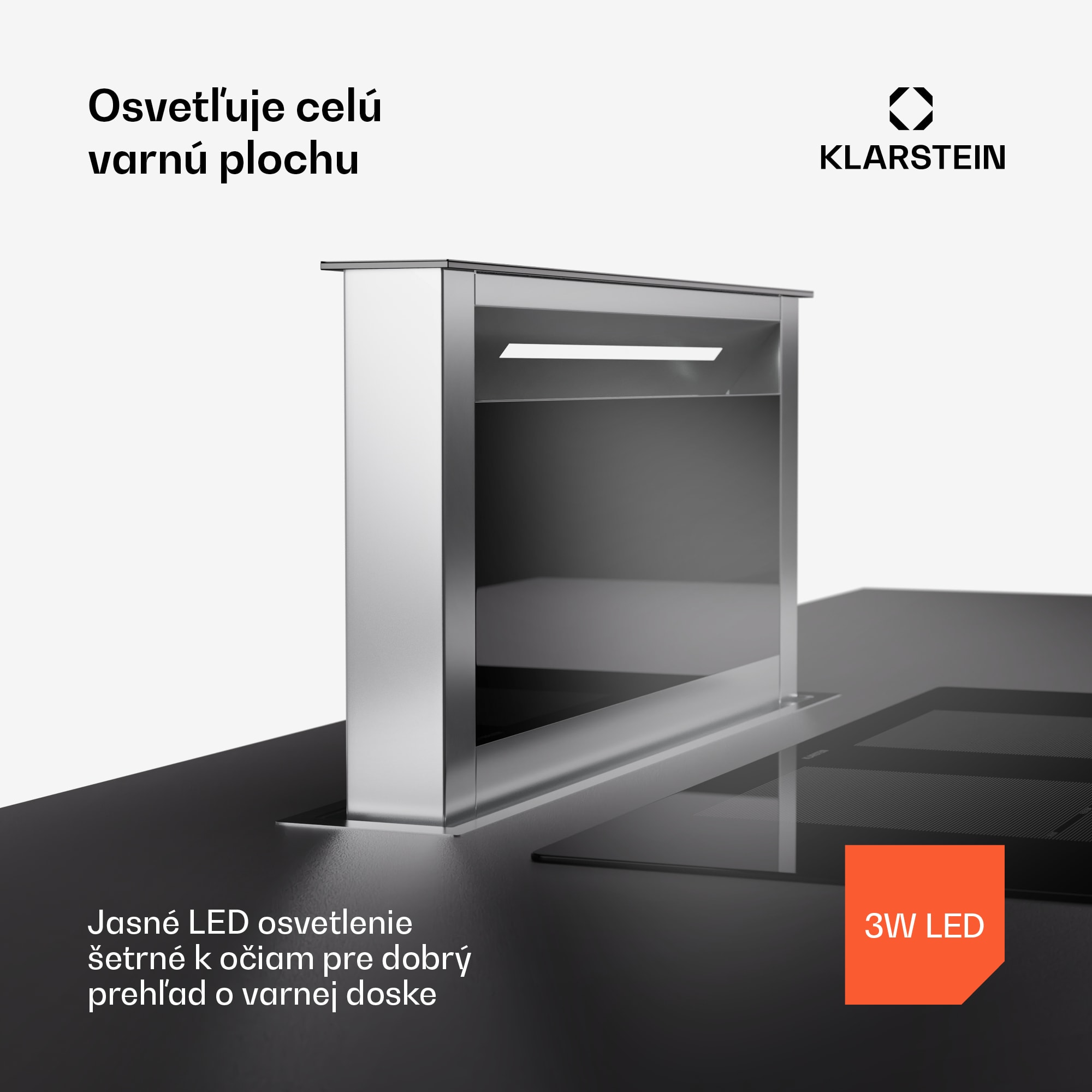 Klarstein Royal Flush Eco digestor 60 cm 604 m³/h A++ – Obrázok 5