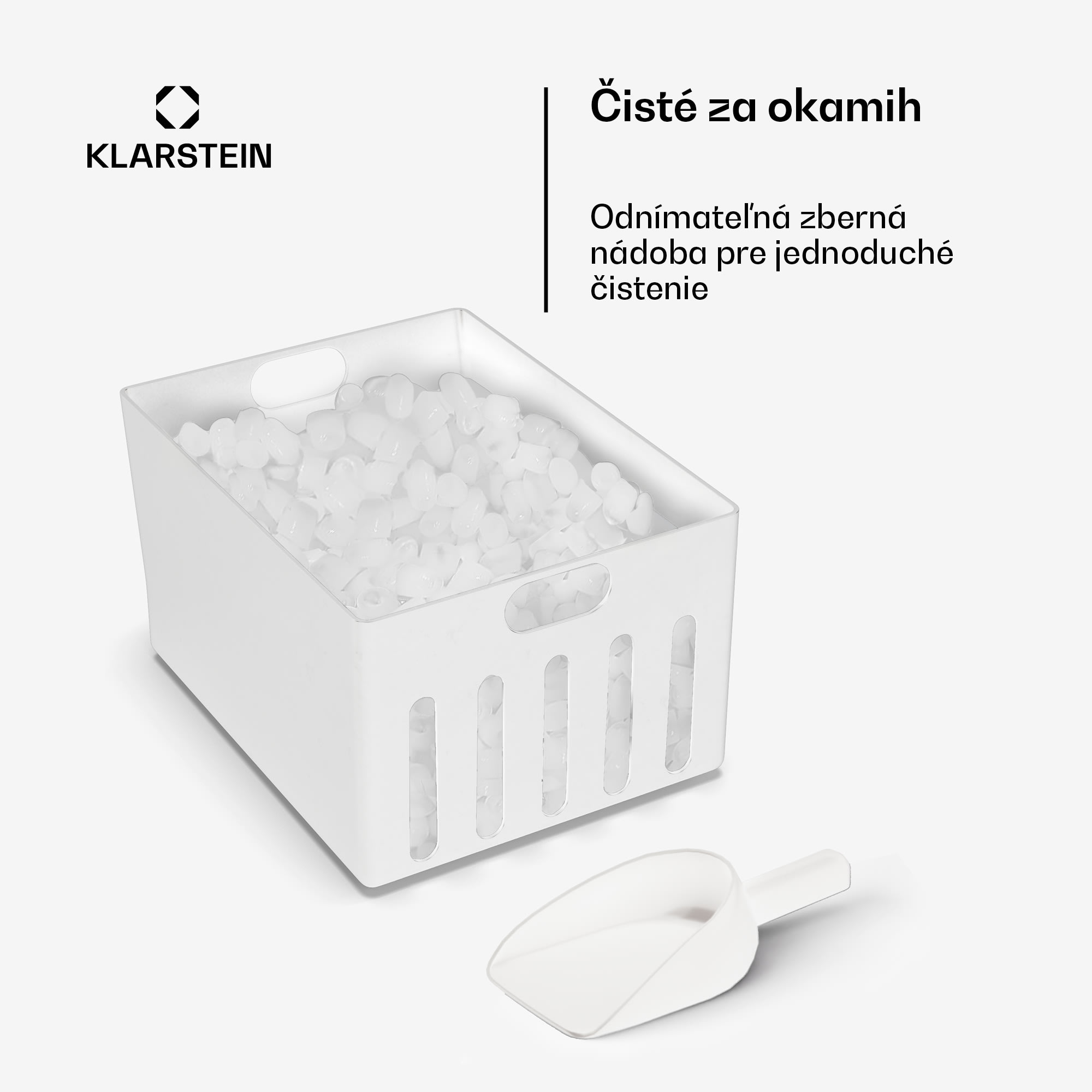 Klarstein Bullet Ice výrobník ľadu, 15 kg ľadu denne, Bullet & drvený ľad, Nehrdzavejúca oceľ – Obrázok 5