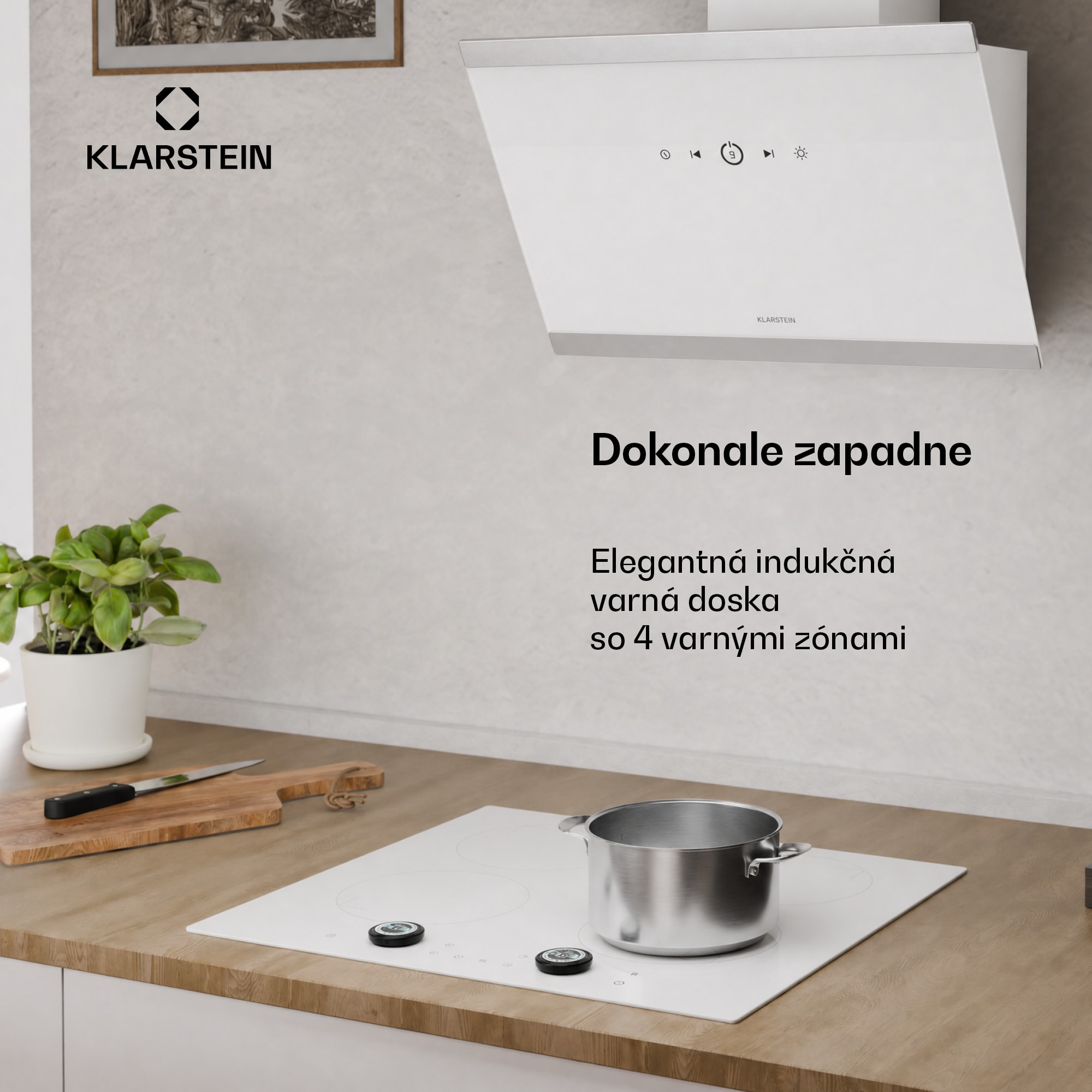 Klarstein Neotouch indukčná varná doska | Moderná a výkonná | 4 varné zóny | 9 stupňov | 7200 W | 60 cm – Obrázok 2