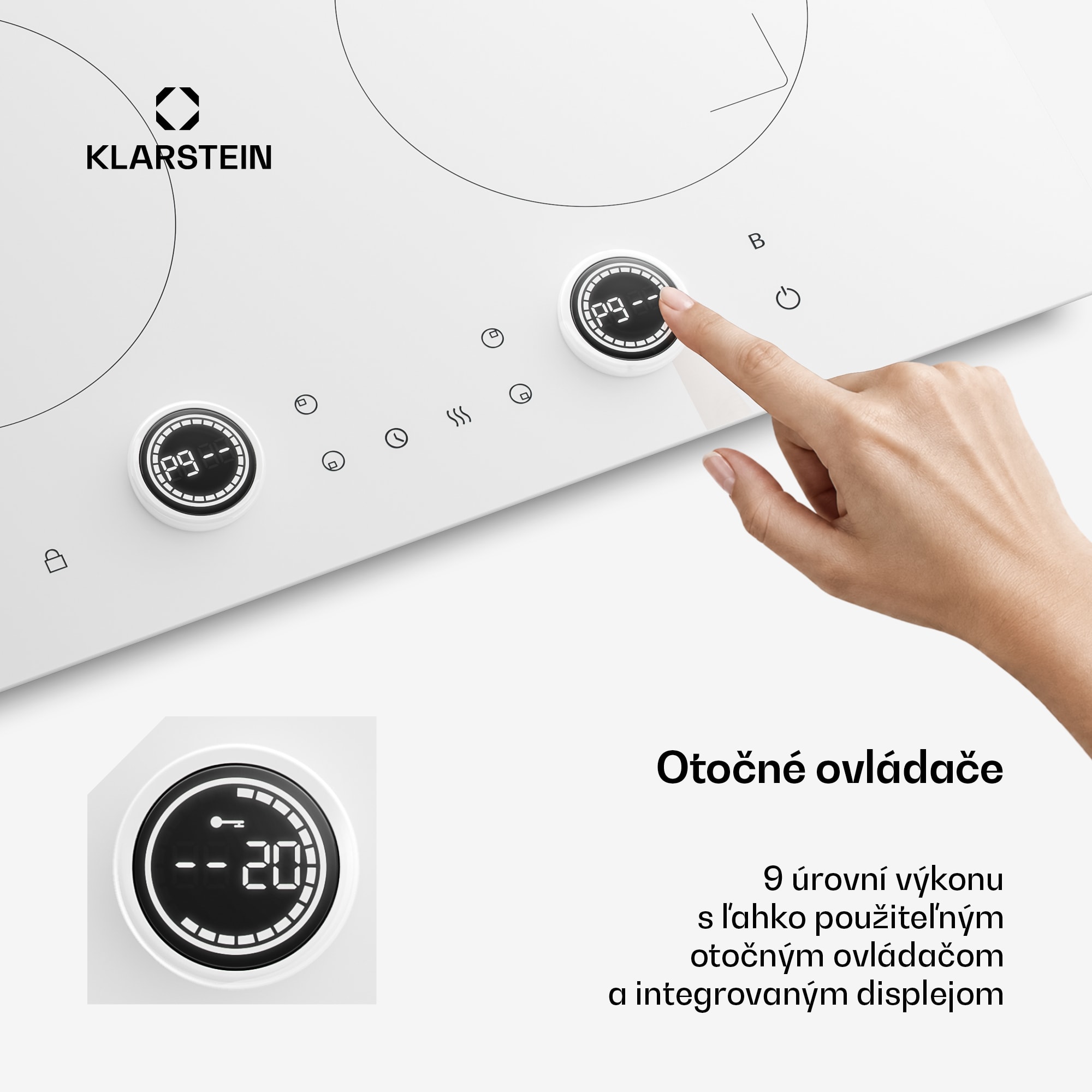 Klarstein Neotouch indukčná varná doska | Moderná a výkonná | 4 varné zóny | 9 stupňov | 7200 W | 60 cm – Obrázok 4