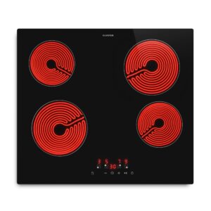 Klarstein Hito sklokeramická varná doska | 4 varné zóny | 6000 W | 9 výkonových stupňov | 60 cm