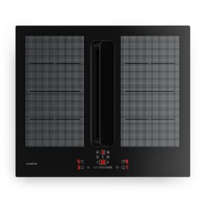 Klarstein ChefFusion indukčná varná doska s odsávačom pár | 4 varné zóny | 7200 W | 504,3 m³/h | 60 cm