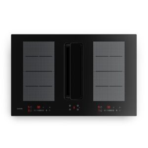 Klarstein ChefFusion indukčná varná doska s odsávačom pár | 4 varné zóny | 7200 W | 504,3 m³/h | 80 cm