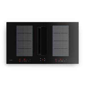 Klarstein ChefFusion indukčná varná doska s odsávačom pár | 4 varné zóny | 7200 W | 504,3 m³/h | 90 cm
