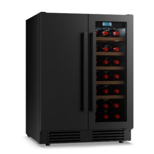 Klarstein Velaire podpultová 2-zónová chladnička na víno | 126L | 122 fliaš | UV ochrana | 60 cm