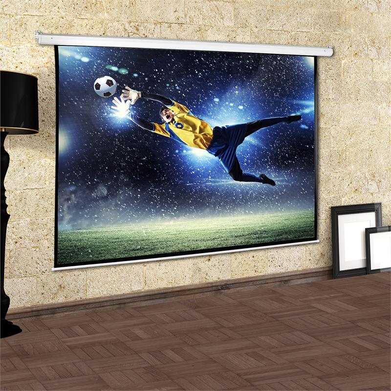 FrontStage PSBB-80, 203 cm rolovacie premietacie plátno, 150 x 150 cm, 1:1 – Obrázok 3