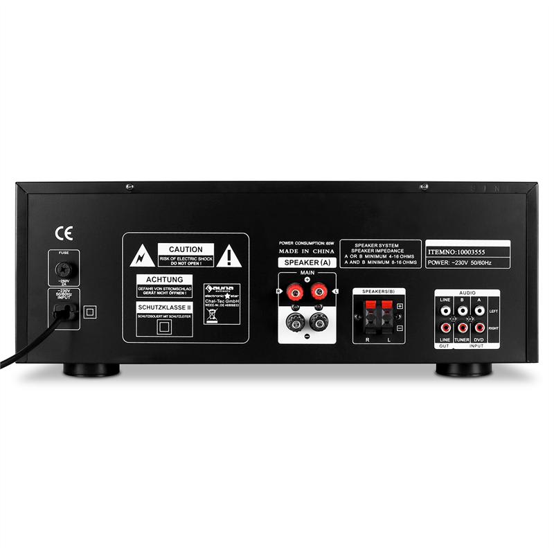 Auna AV1-AMP-Pro1-Sing, mikrofónový zosilňovač, 2 zónový – Obrázok 3