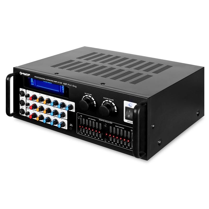 Auna AV1-AMP-Pro1-Sing, mikrofónový zosilňovač, 2 zónový – Obrázok 4