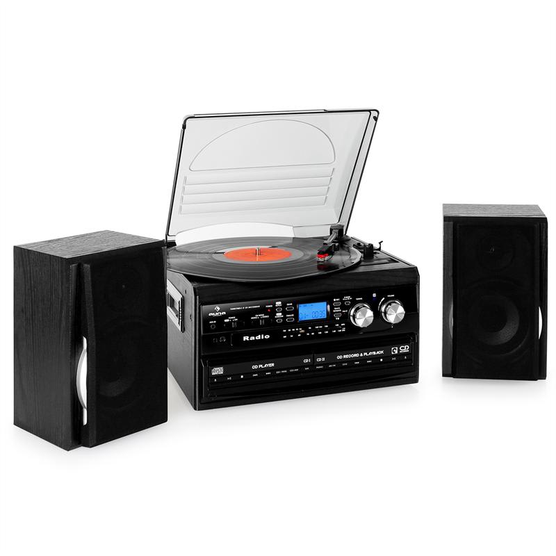 Auna MG-TCDR-186WC, stereo zariadenie, 2 x CD, magnetofón – Obrázok 2
