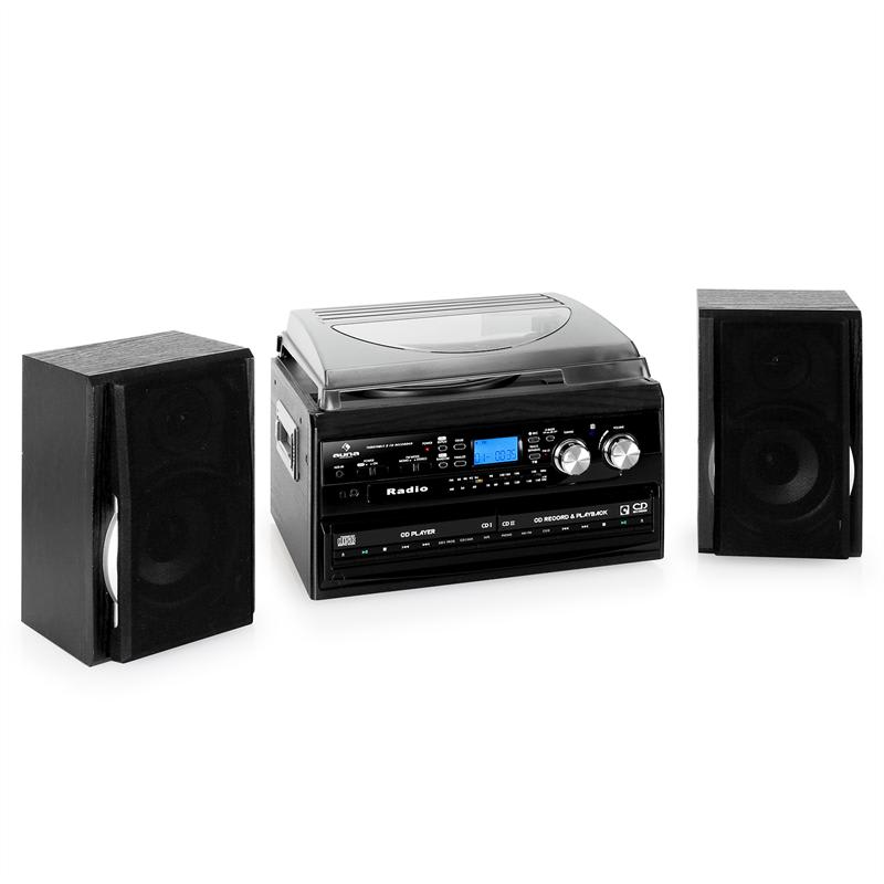 Auna MG-TCDR-186WC, stereo zariadenie, 2 x CD, magnetofón – Obrázok 3