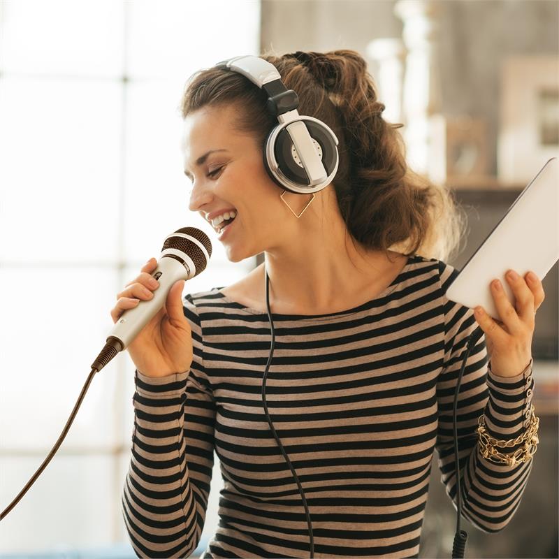 OneConcept CD-202WH, rečnícky a spevácky mikrofón – Obrázok 2