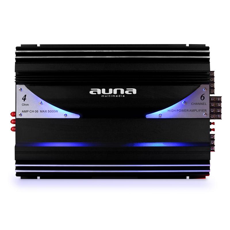 6-kanálový auto zosilňovač Auna AMP-CH06,5000 W – Obrázok 4