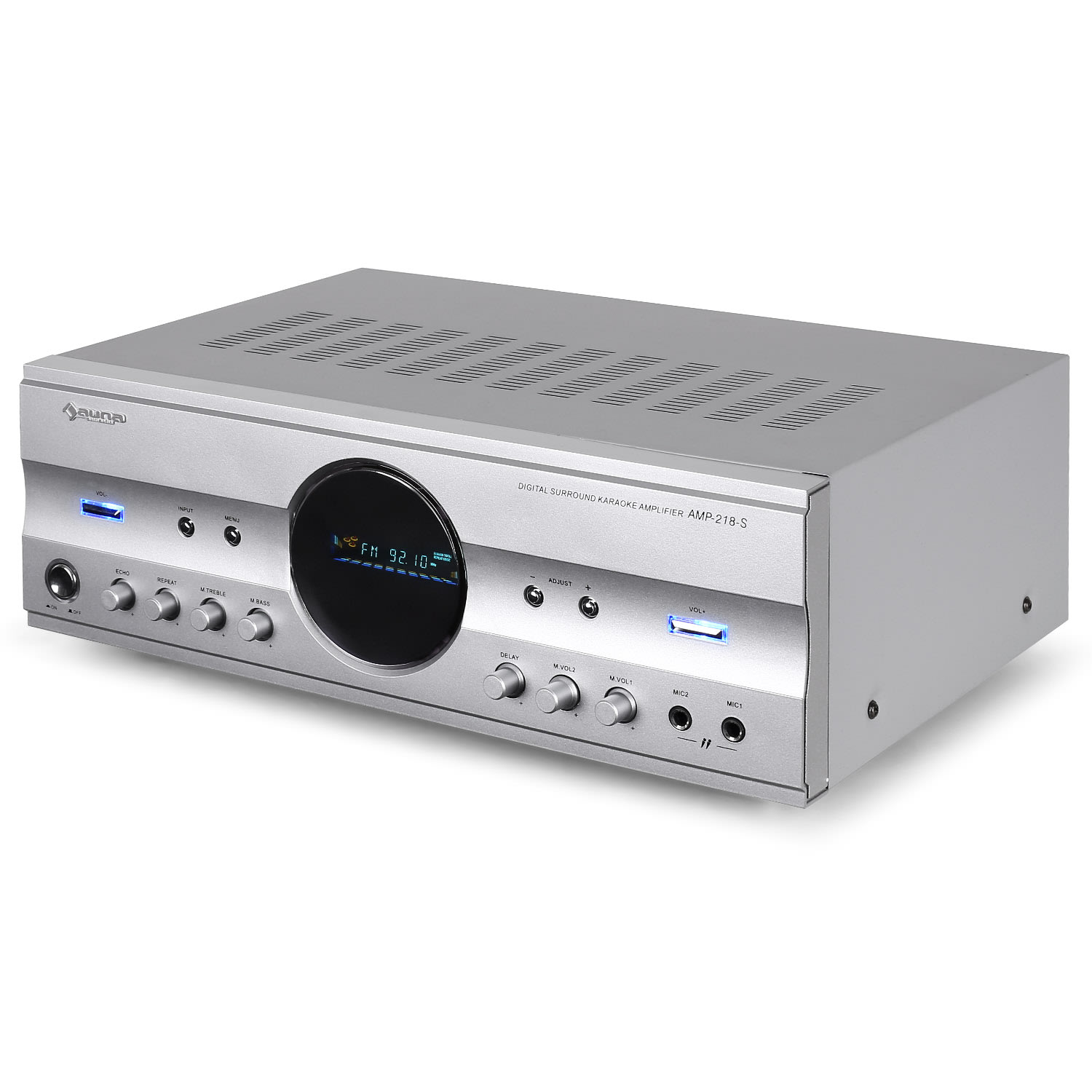 Auna AMP-218-S-V2, 5.1- priestorový receiver, HiFi zosilňovač, 600 W – Obrázok 2