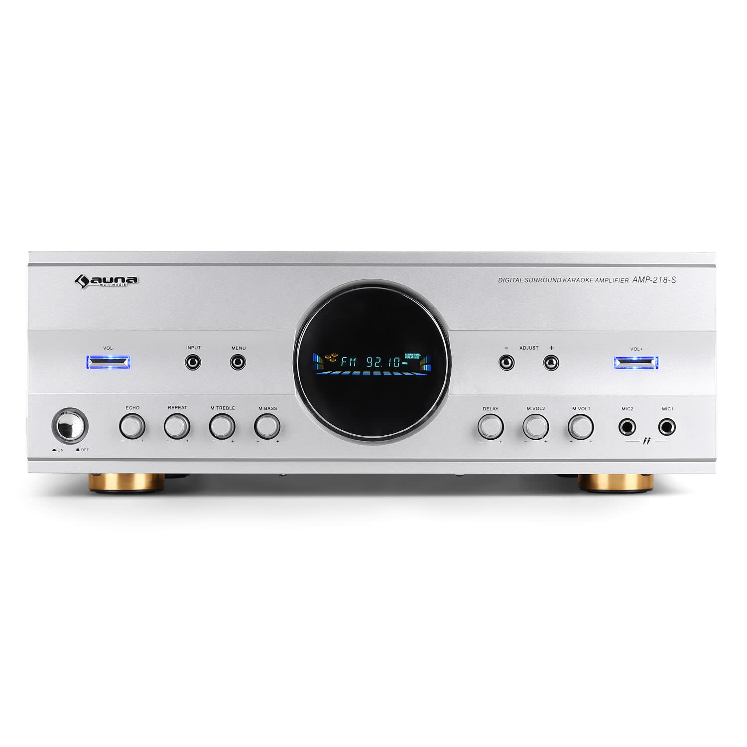 Auna AMP-218-S-V2, 5.1- priestorový receiver, HiFi zosilňovač, 600 W – Obrázok 3