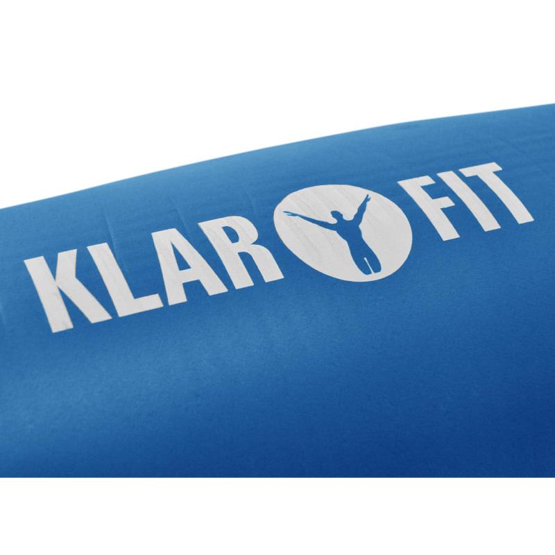 Karimatka na cvičenie Klarfit, 15 mm, 190 x 80 cm, modrá – Obrázok 3